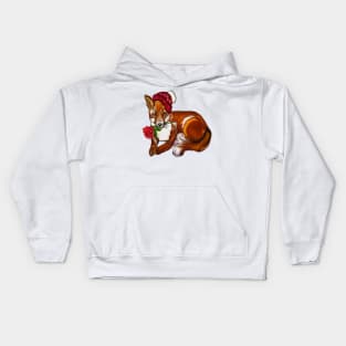 The top 10 best humorous Romantic Valentine couples gift ideas for fox lovers Valentine’s Day Kids Hoodie